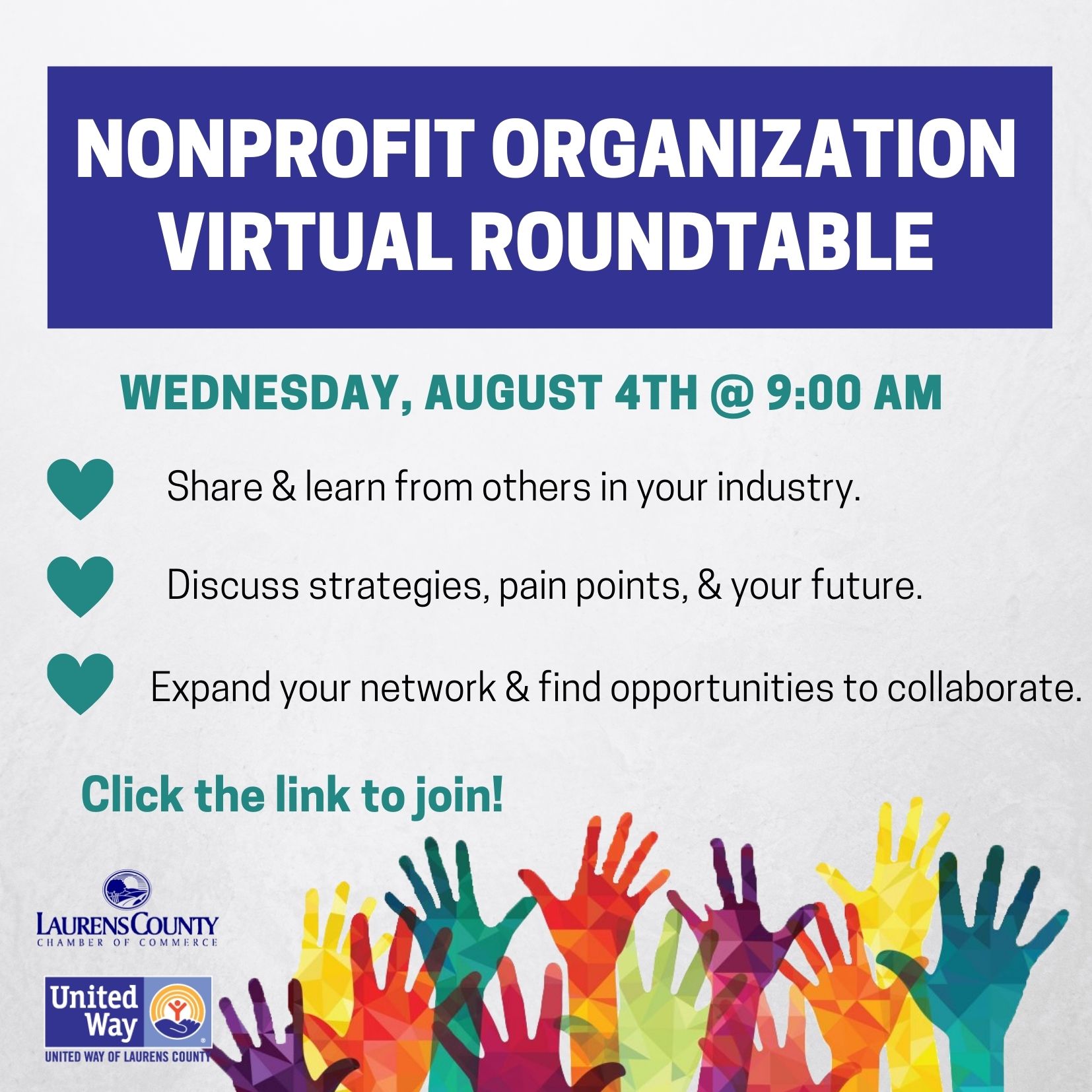 Nonprofit Roundtable Meeting August 4th, 2021 Nonprofit Roundtable Meeting August 4th, 2021