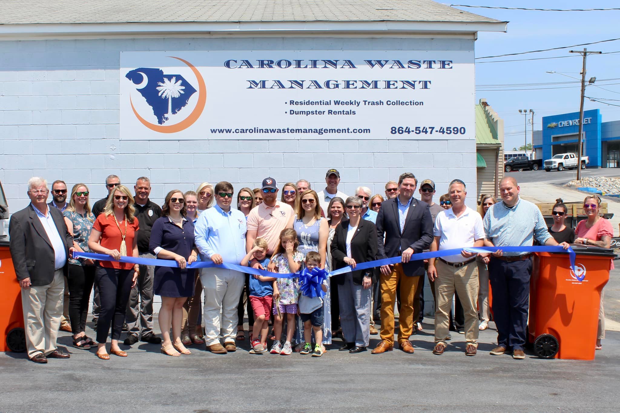 Ribbon Cutting for Carolina Waste Management - Laurens County Chamber