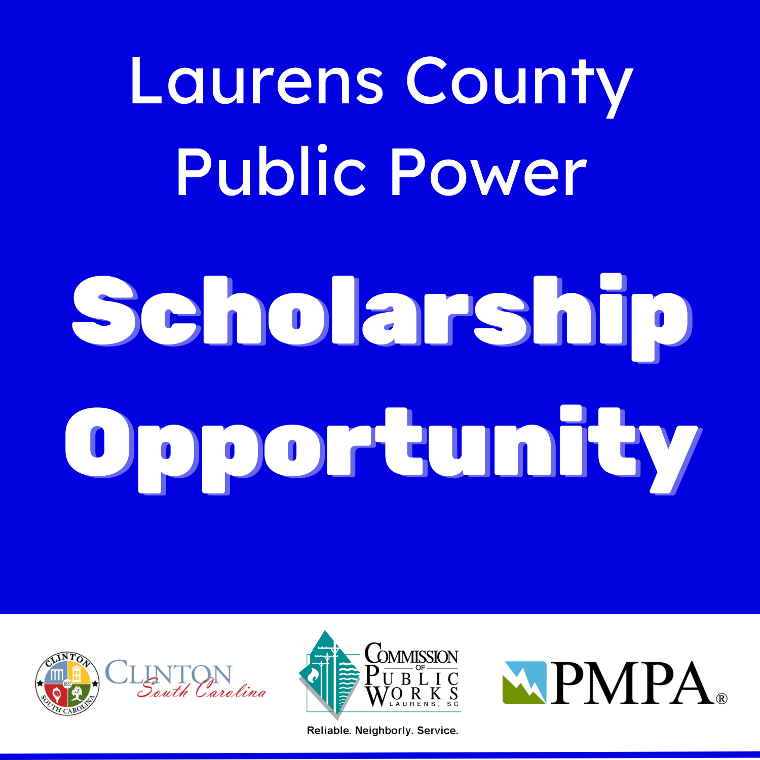 Laurens County Public Power Scholarship Opportunity