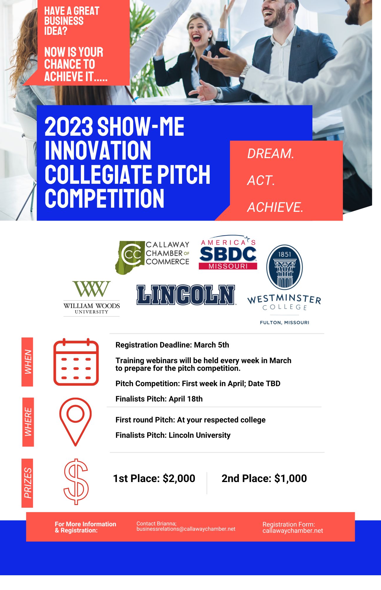 2023 Collegiate pitch competition