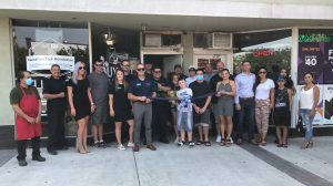 Group Photo of NextGen Tech Revolution's Ribbon Cutting - August 18, 2020