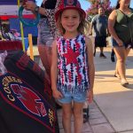 Photo of Rachelle Herendeen & Penelope at the Galt Farmers Market - June 25 2021