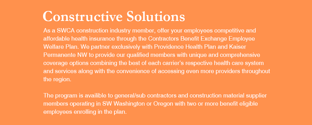 Benefits - Health Care - Constructive Solution