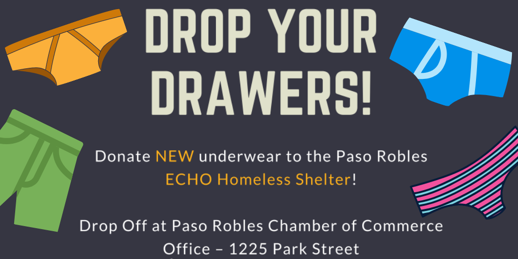 drop your drawers rotary echo donations