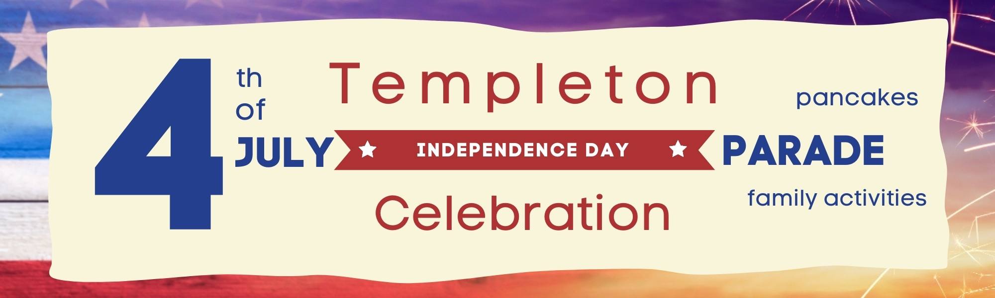 Templeton 4th Of July Web Page