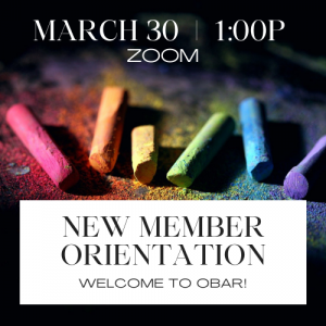 March New Member Orientation