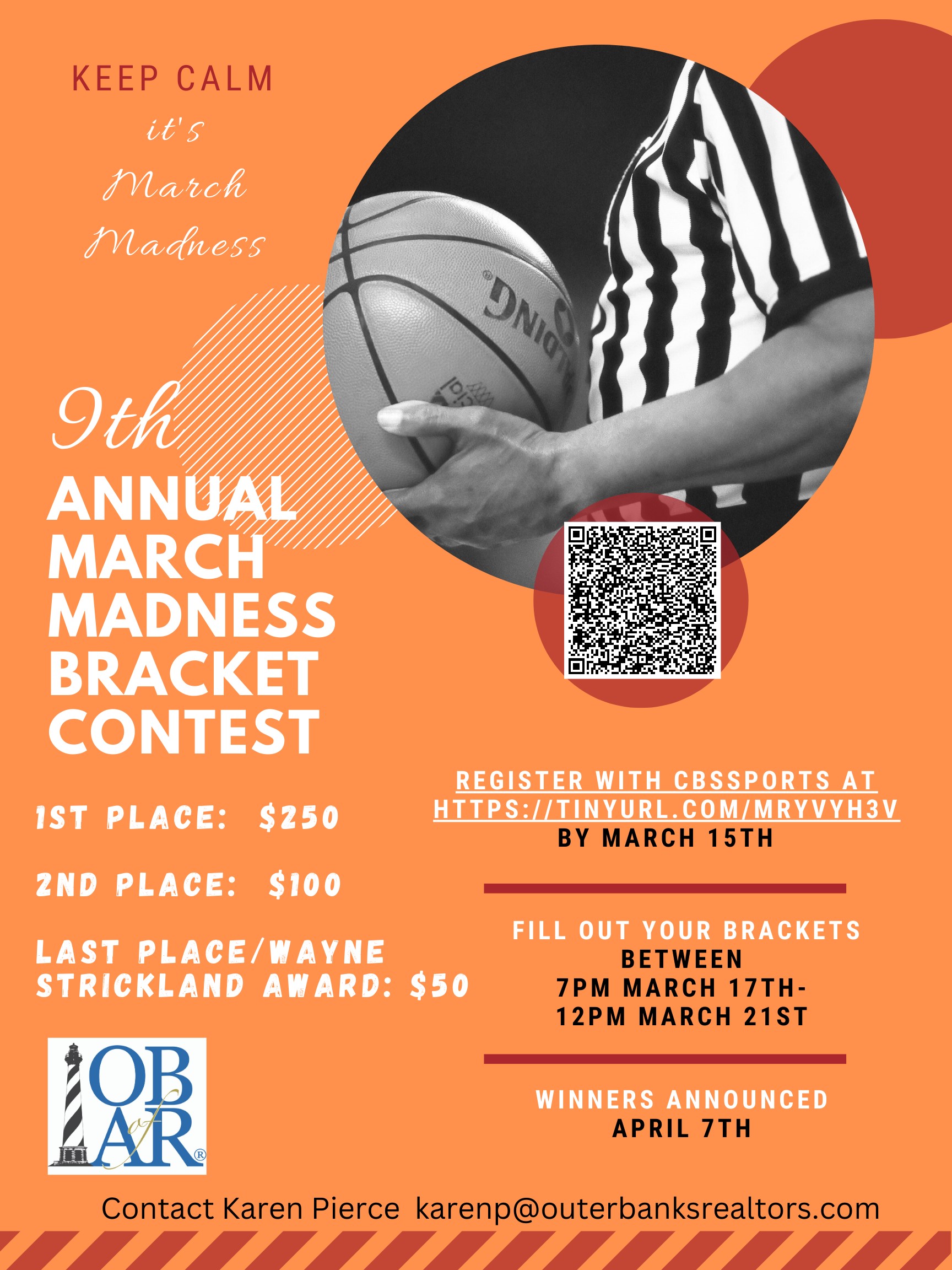 MARCH MADNESS Bracket Deadline is Tomorrow - CASH PRIZES! - Outer Banks ...