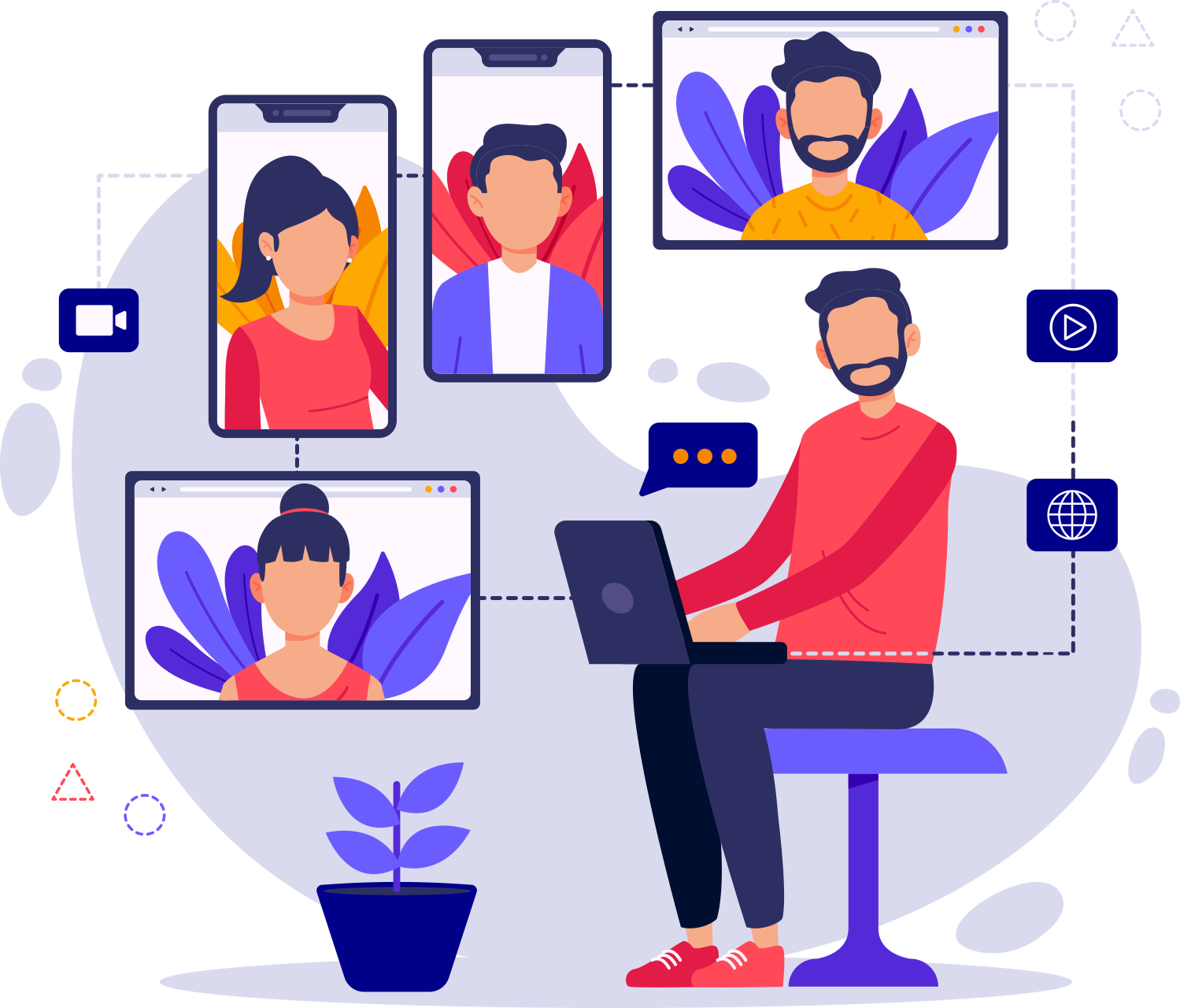 New to remote work? Here's how to embrace the virtual meeting room -  Miranda Creative