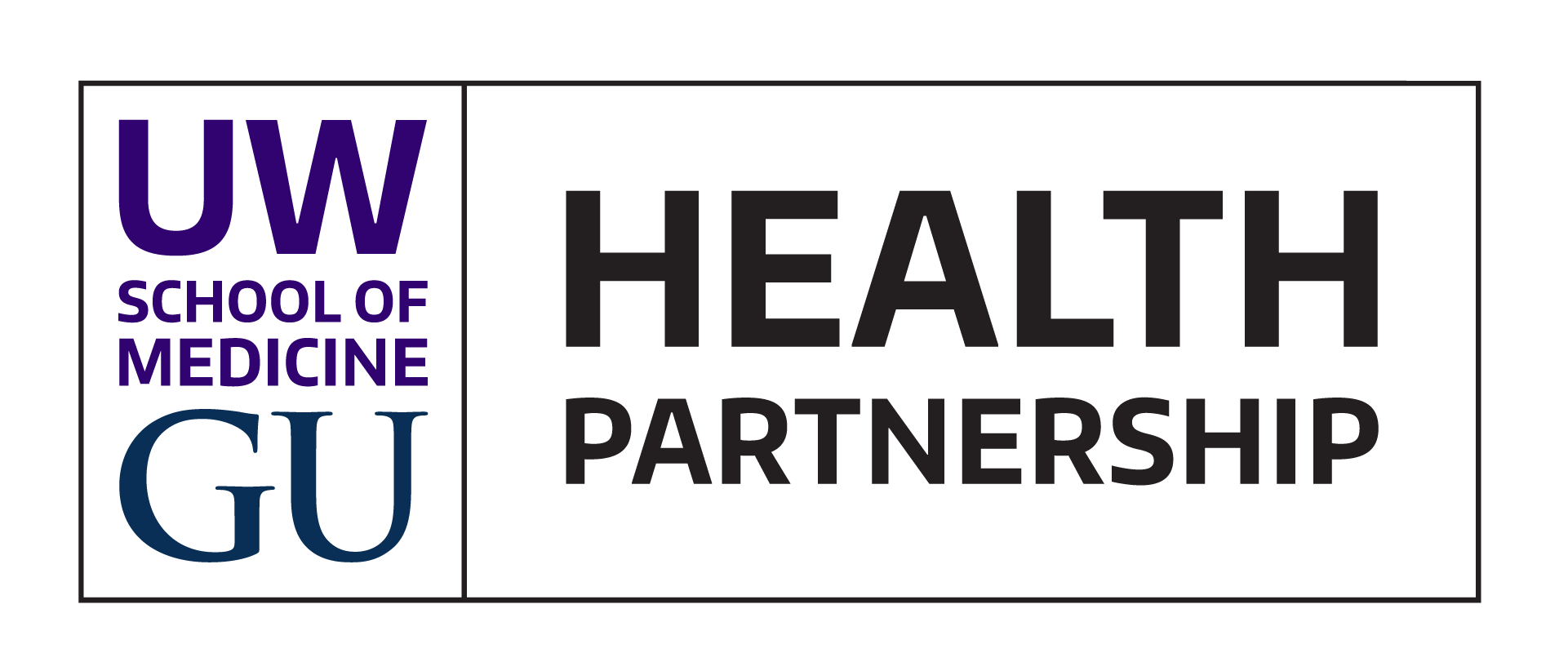 UW & Gu Health Partnership Logo
