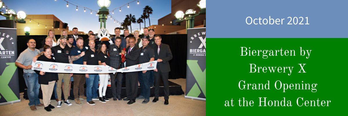 Brewery X Biergarten at the Honda Center
