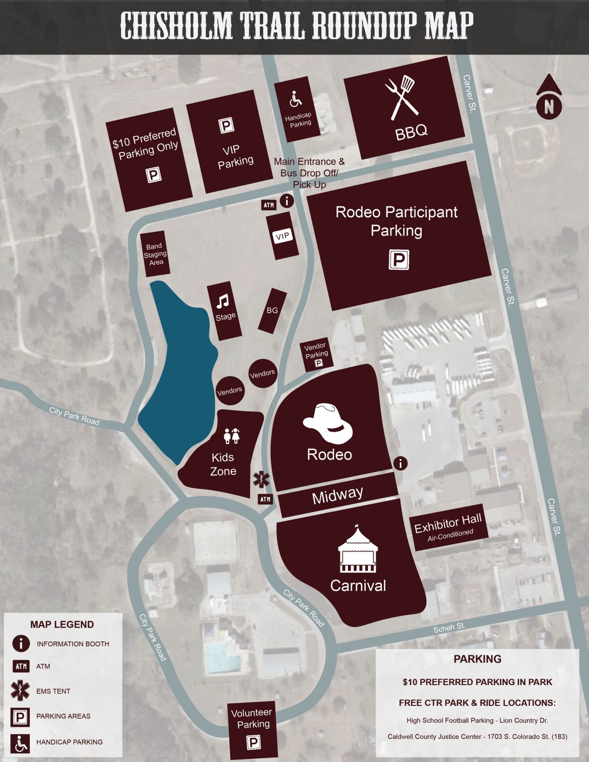 Map to Lockhart & City Park Lockhart Chamber of Commerce
