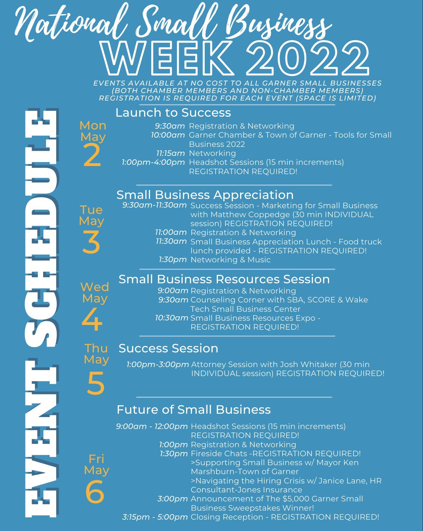 Small Business Week Flyer