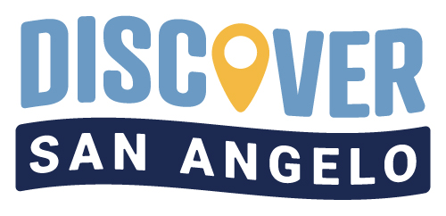 Discover San Angelo Logo Full Gold Small