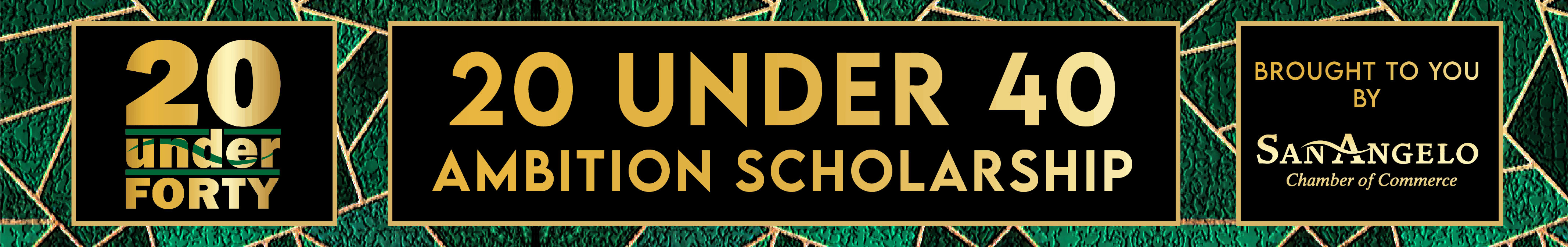 20 Under 40 Ambition Scholarship Web Banner-01