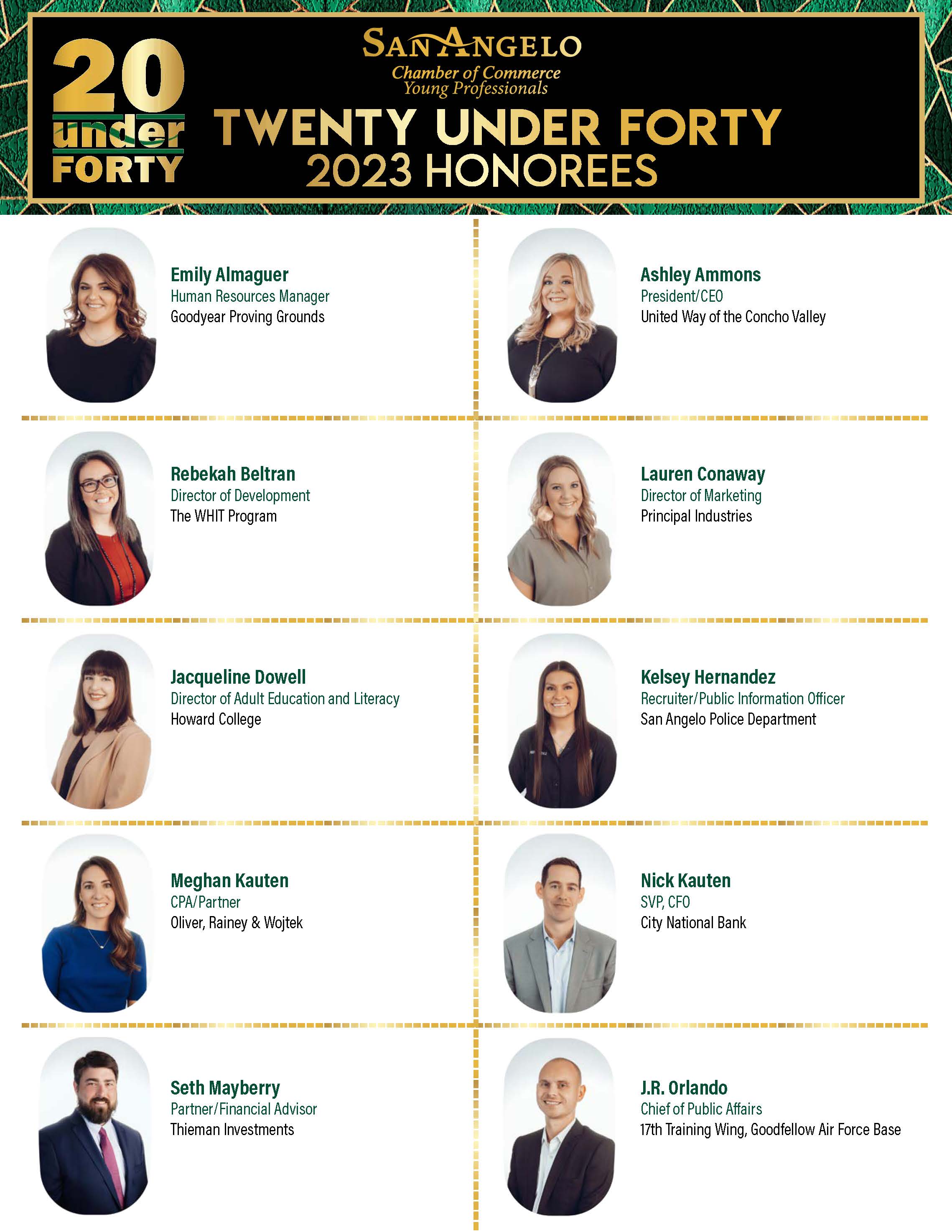 20 Under 40 Awardees 8.5x11 for Announcement_Page_1