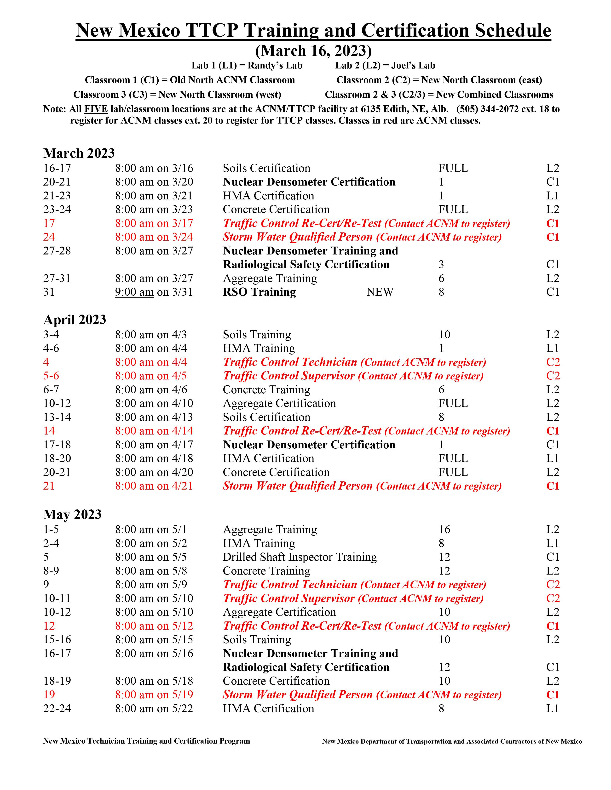 TTCP Schedule - 3-16-23-1