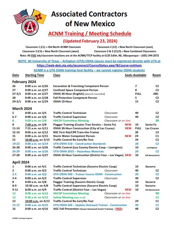 ACNM Training Meeting Schedule - 2-23-24_001