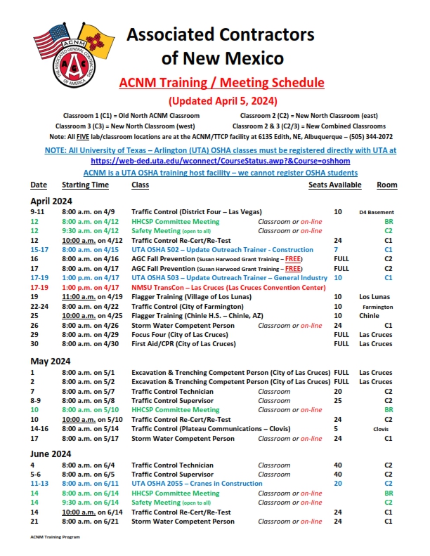 ACNM Training Meeting Schedule - 4-5-24 (003)_001