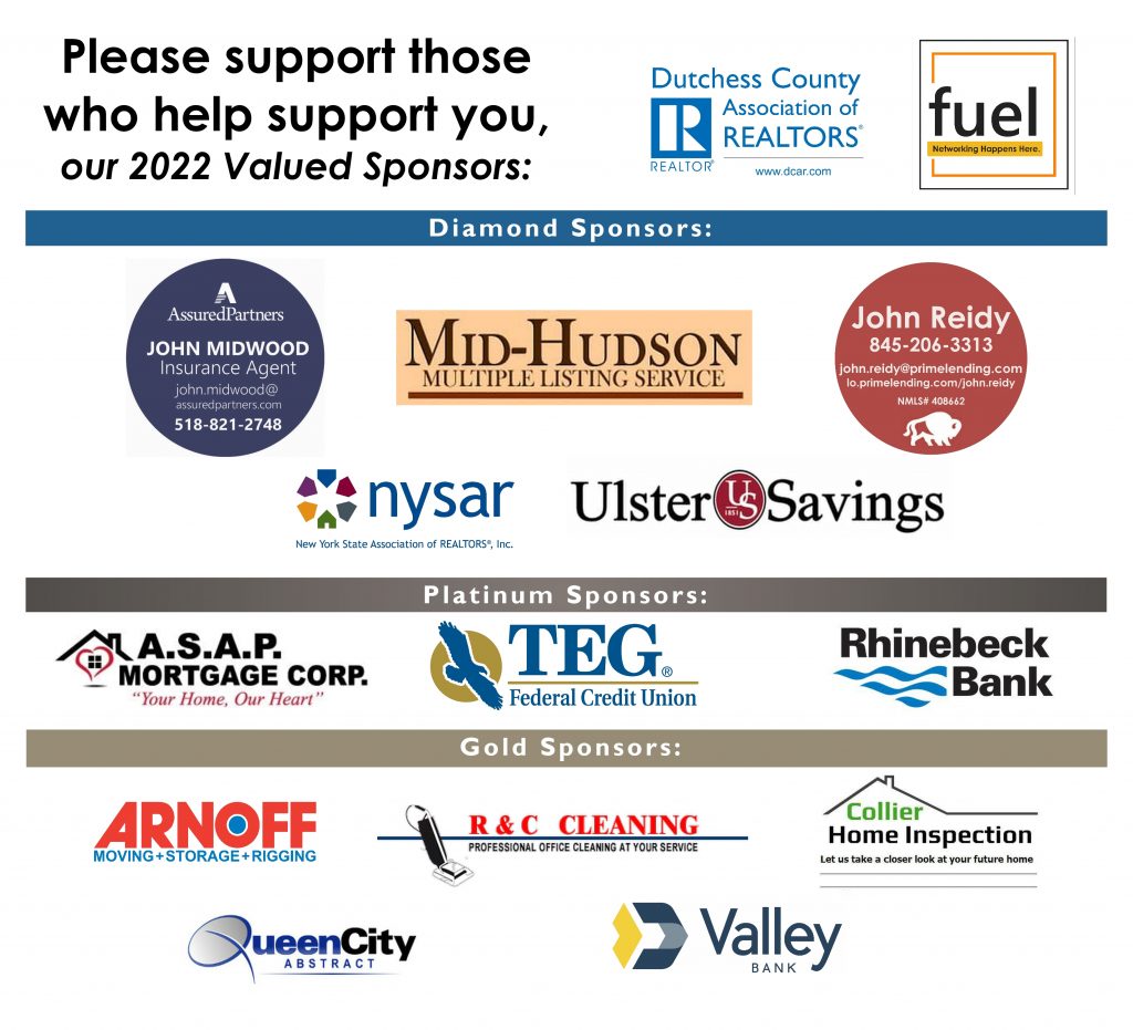 2022 Sponsors with NYSAR