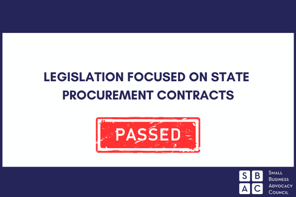 state procurement contracts passed