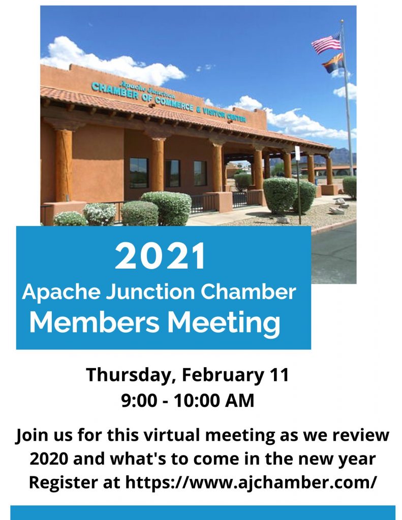 Annual Members Meeting Apache Junction Chamber of Commerce