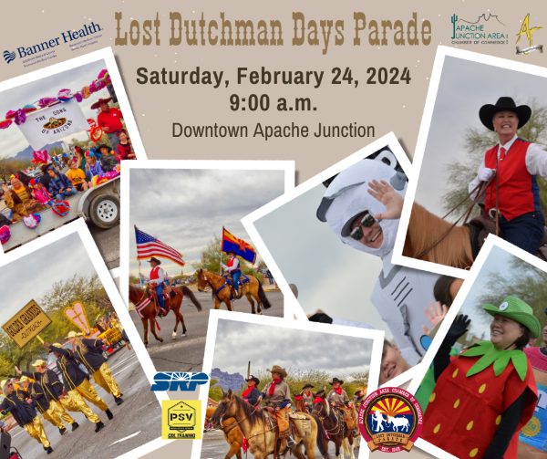 Join us for the 60th Annual Banner Health  Lost Dutchman Days Parade!