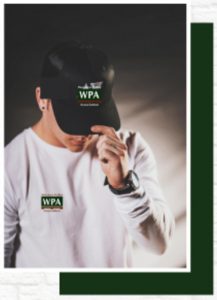 wpa logo shirt and cap