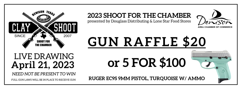 Clay Shoot Gun Raffle Ticket