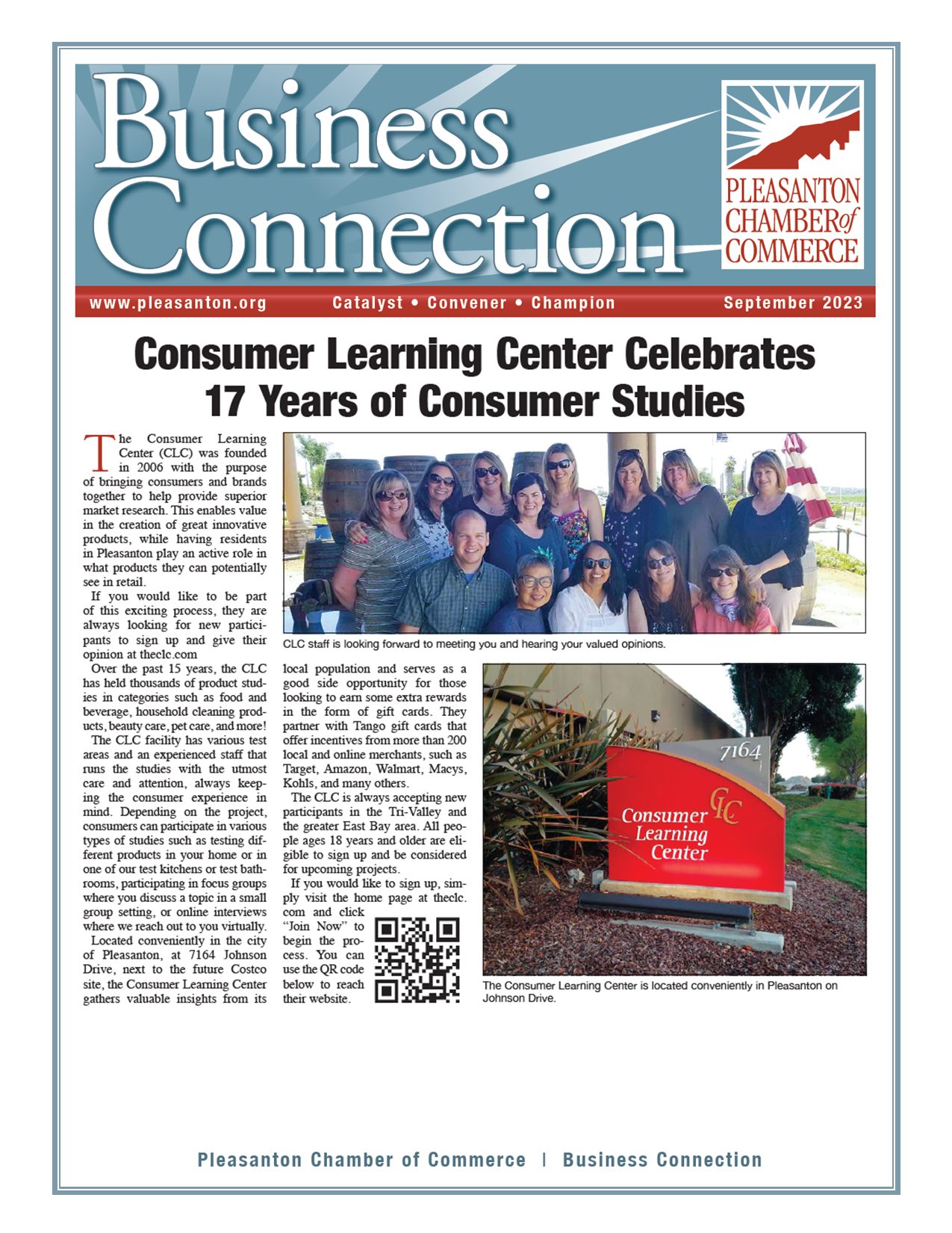 Consumer Learning Center