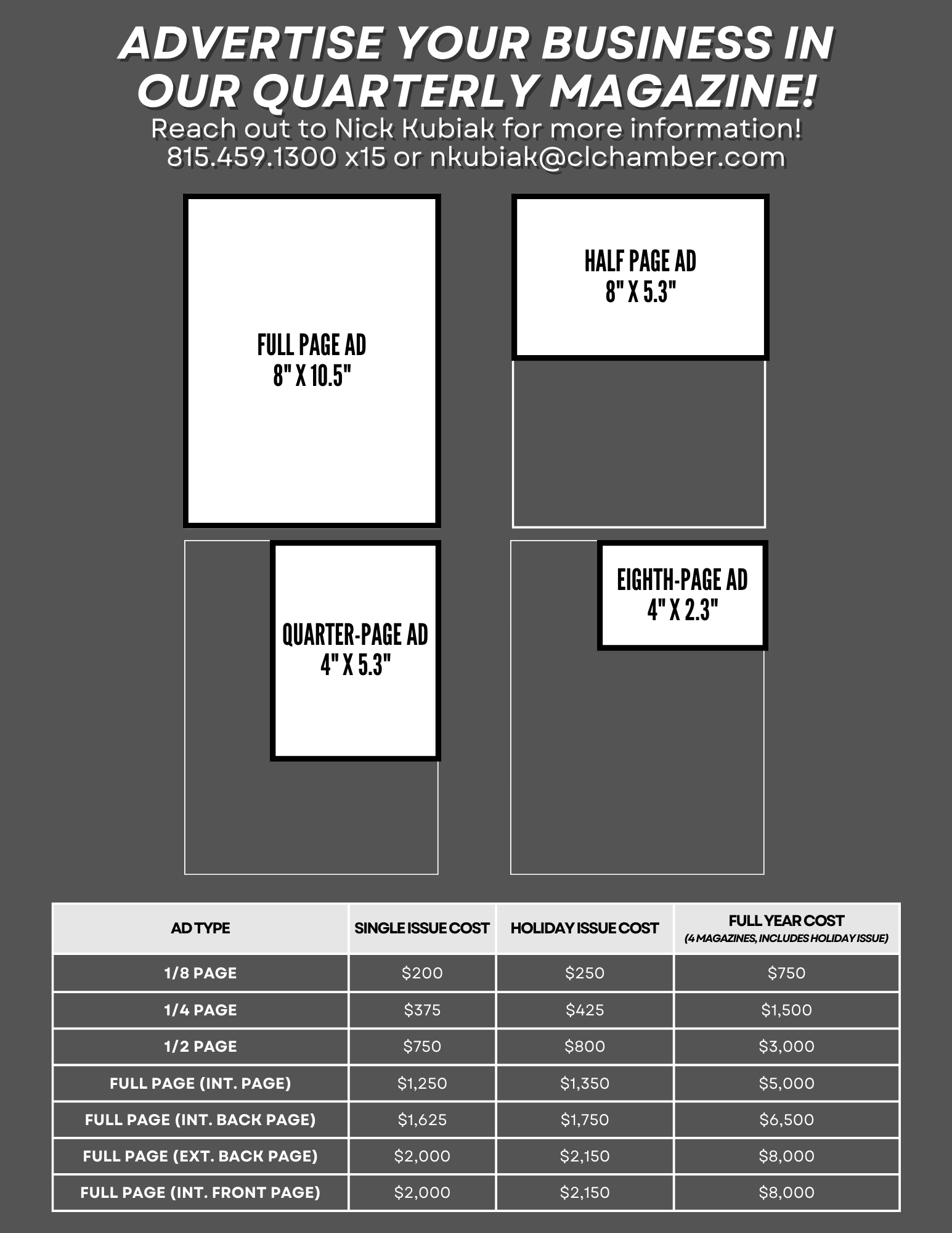 Advertising Sheet 2023