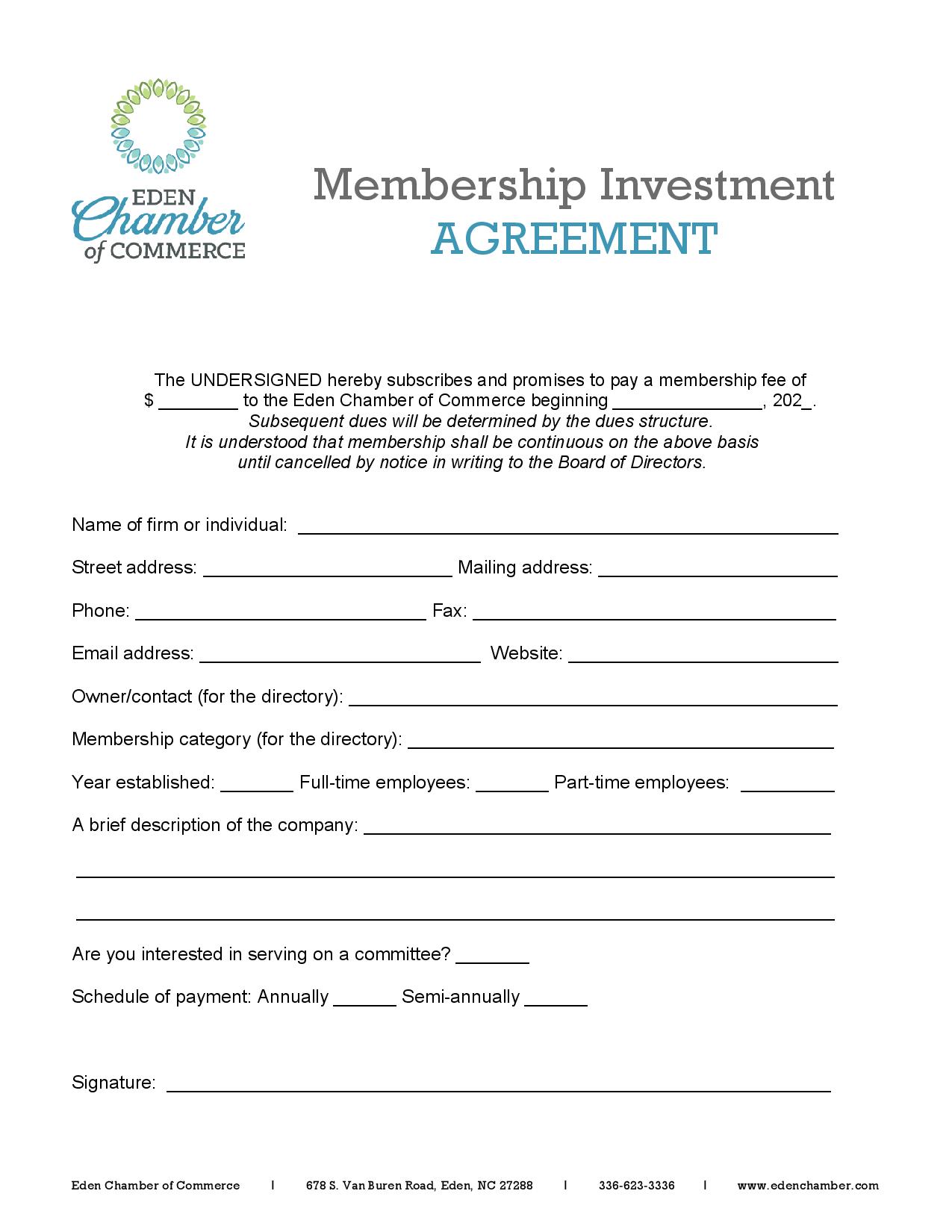 Chamber Member Agreement-page-001 Chamber Member Agreement-page-001