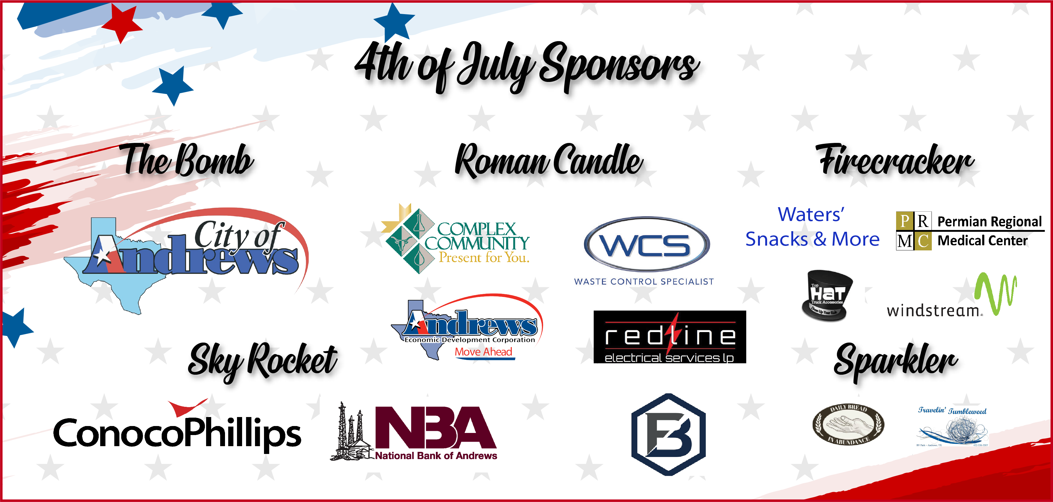 4th of July Web Banner
