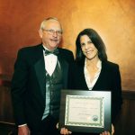 (Photo by Rick Zerby/for SVCN/2/4//2012)
Outstanding Architectural Contributor Winner Janette Sammartino(SR VP &amp; COO) of Jay Paul Company, Presenter Jim Carl.
February 4, 2012
