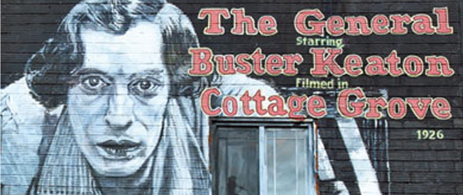 Buster Keaton Mural