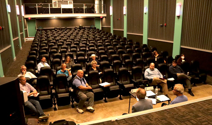 Visit-Shawnee-Advisory-Meeting-Q2-2021 Visit Shawnee holds its Q2 2021 Advisory Committee meeting at the newly renovated Aztec Theater.
