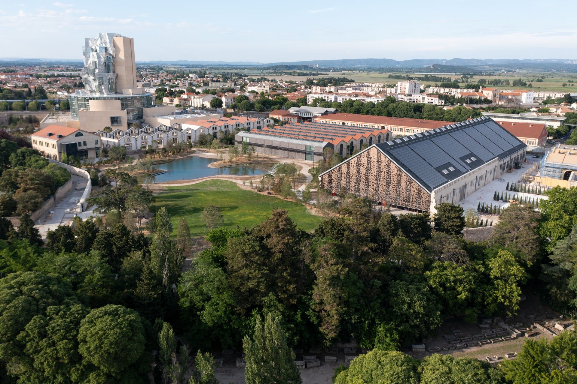 View of Parc des Ateliers, LUMA, Arles, France