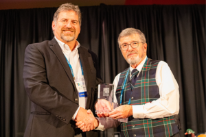 Dr. Donald Cahoon receives Lifetime Achievement Award
