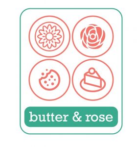 butter and rose - main logo