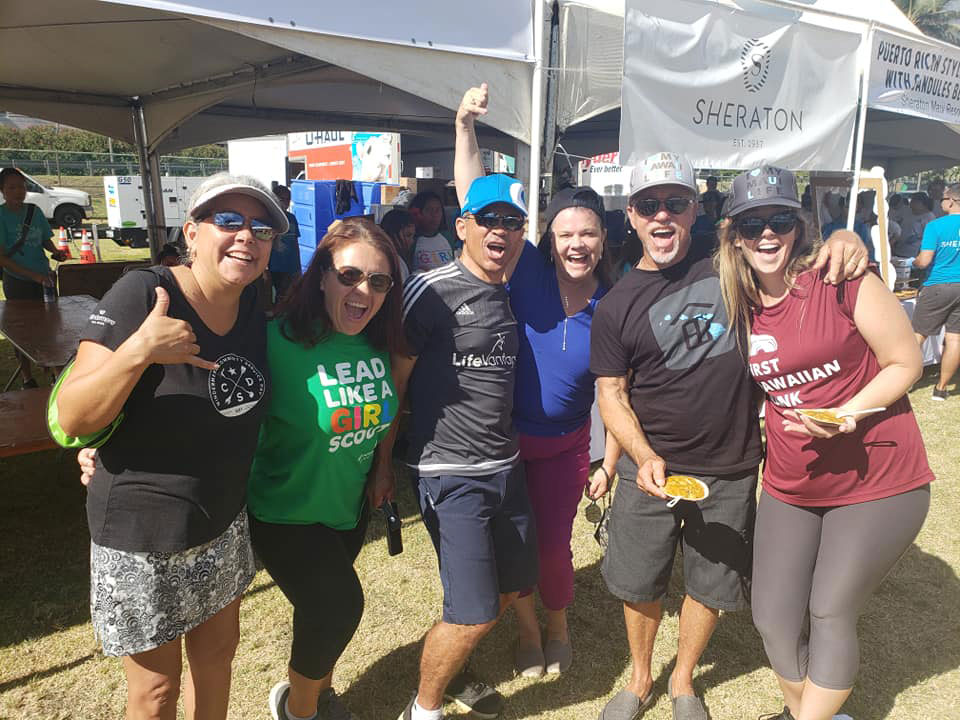 Charity Walk 2019_3 RAM members at the 2019 Charity Walk