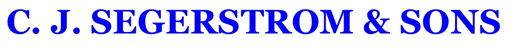 CJ Segerstrom &amp; Sons Logo #1
