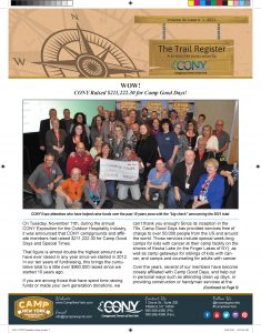 CONY Newsletter Cover Page