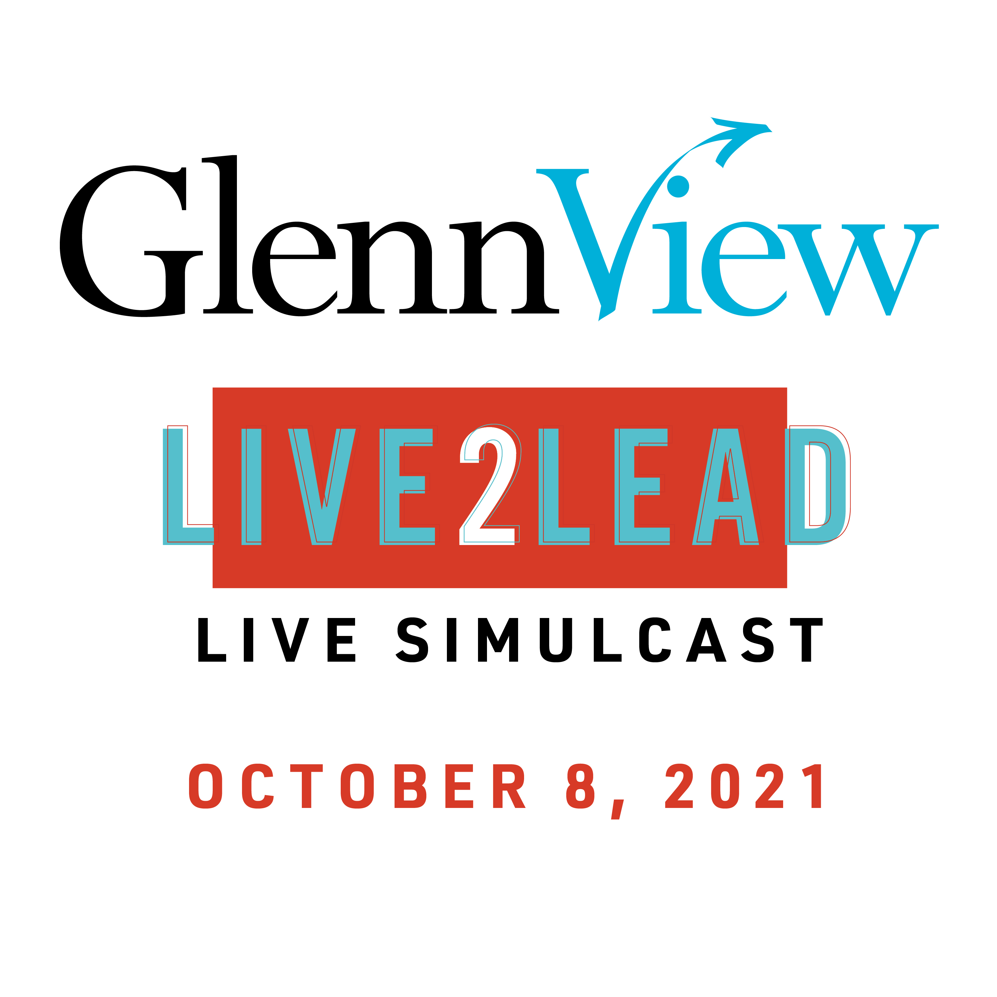 GlennView Live2Lead Live Simulcast logo