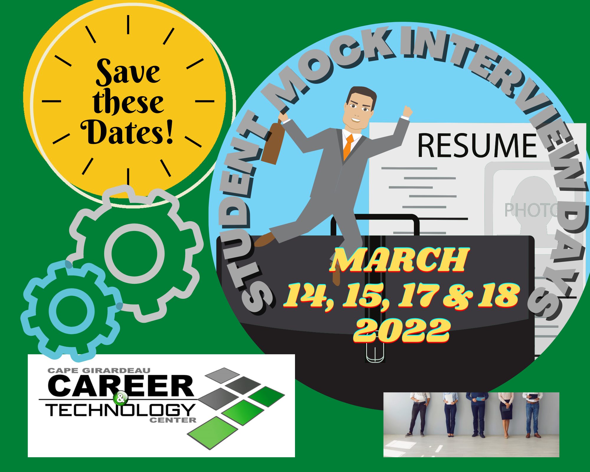 SAVE THE DATE! CTC 2022 Mock Interviews March 14, 15, 17 &amp; 18