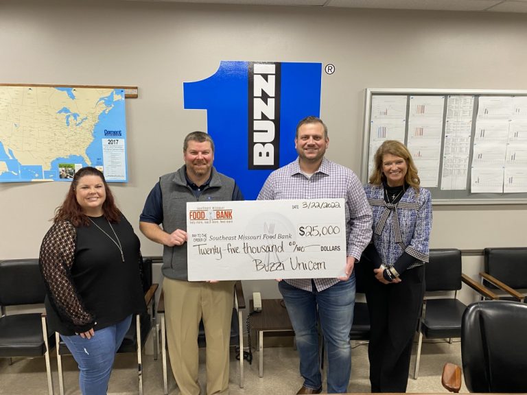 Buzzi Unicem donates $25,000 to SEMO Food Bank - Cape Girardeau Area ...