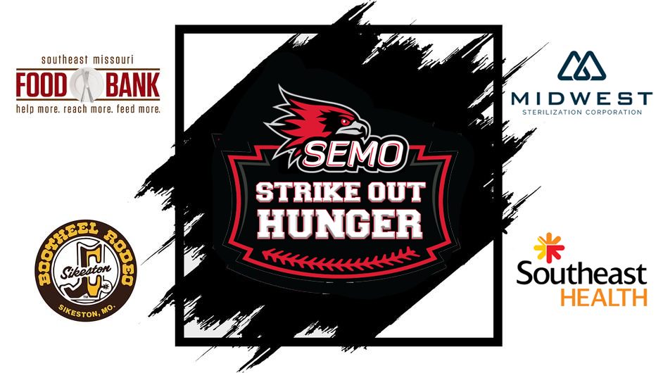 SEMO Athletics and SEMO Food Bank Team Up to 'Strike Out Hunger' Cape