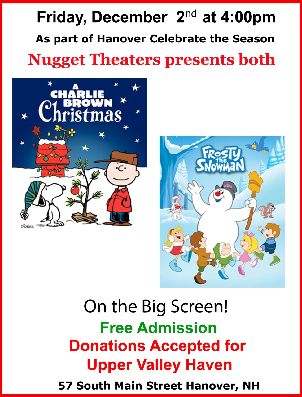 Nugget Theaters Free Holiday Movie
