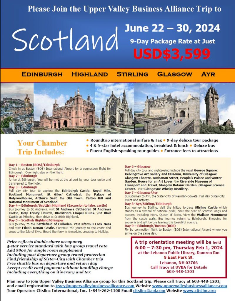 UVBA Trip To Scotland 2024