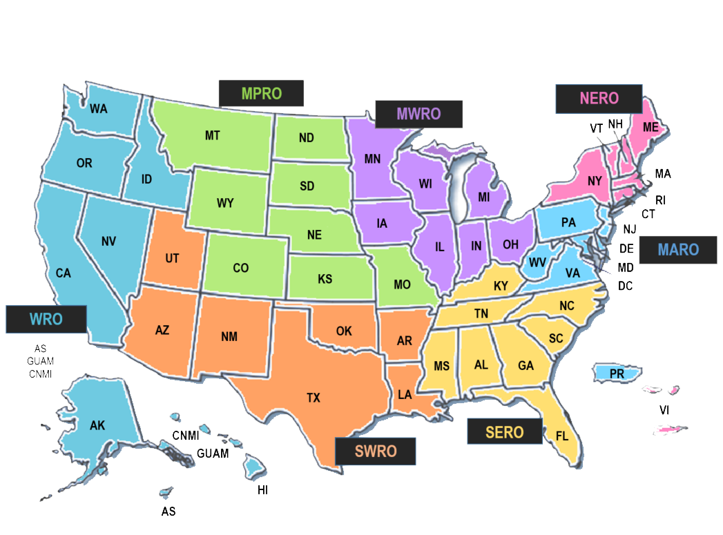 USDA Regions
