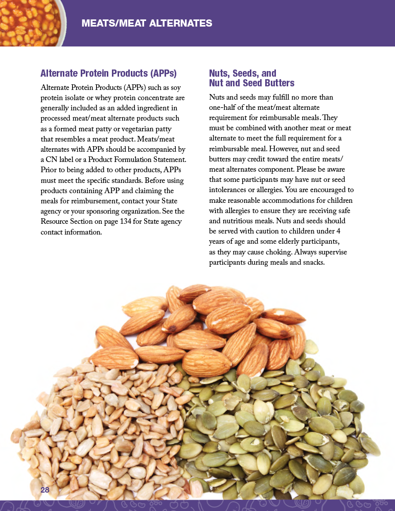 Crediting Handbook National CACFP Sponsors Association