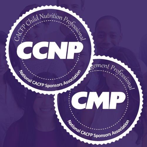 Certification badges purple